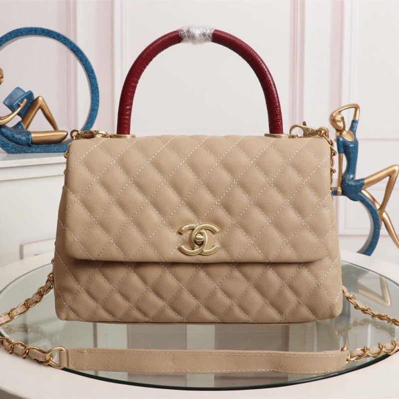 Ch**el top handle bags